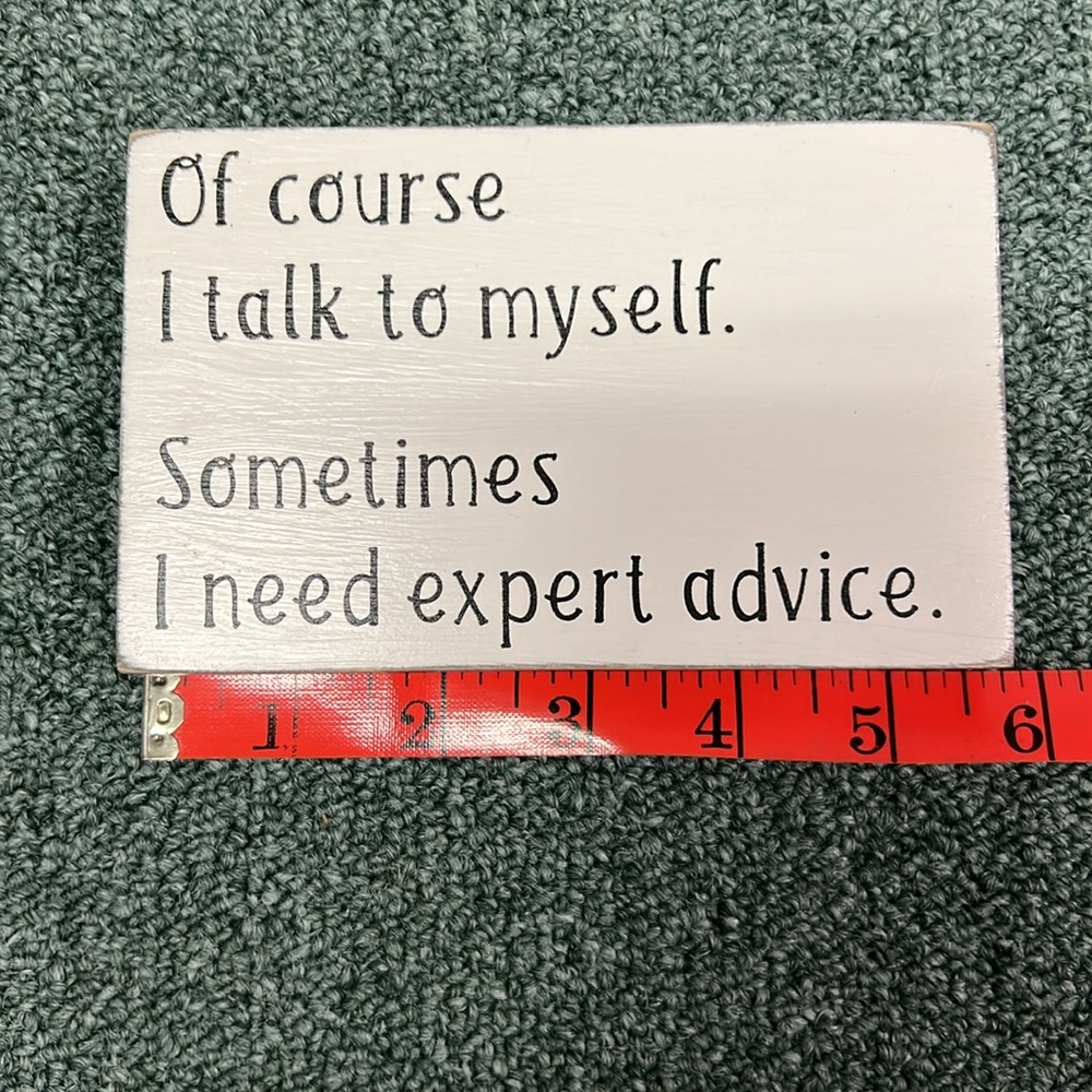 Humorous Wooden Sign - Picture 2 of 4